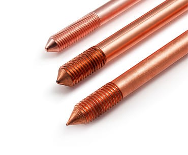 Copper earth rod